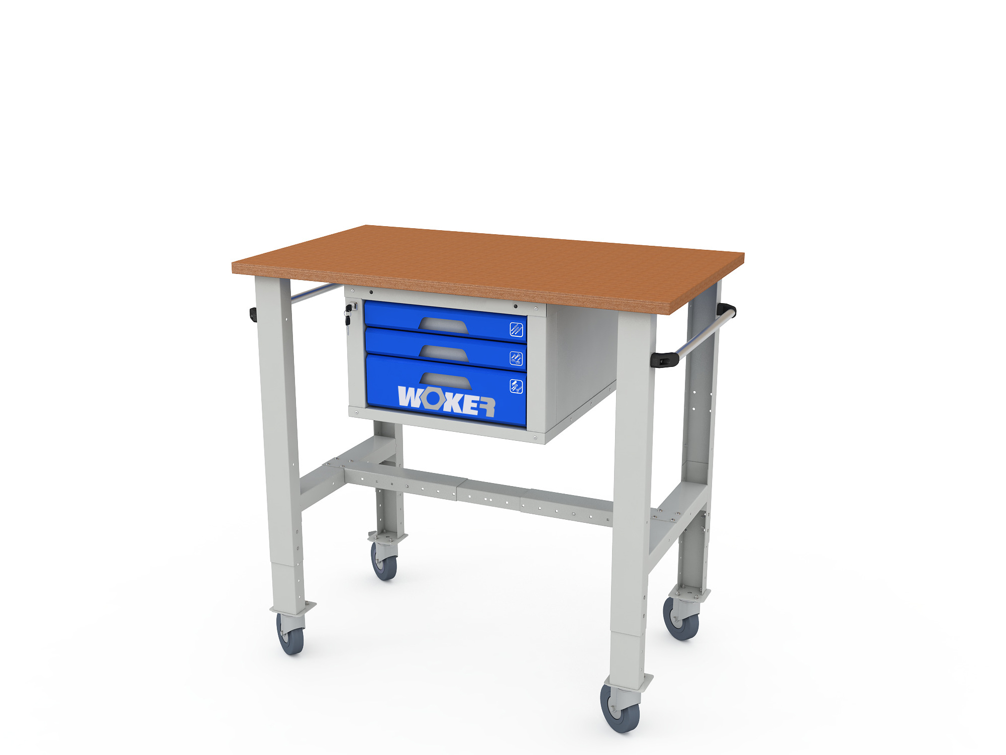 ER-00019126 Стол рабочий мобильный WOKER PRO 03.1200