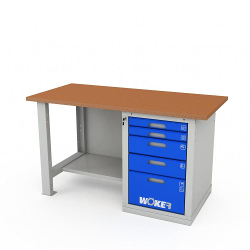 ER-00020619 Верстак однотумбовый WOKER PRO 1005.1500
