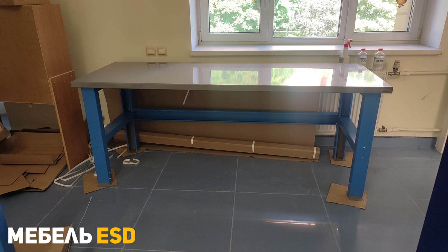 PLC 20.111 Стол металлический промышленный 2000х700 мм с 3-мя ящиками